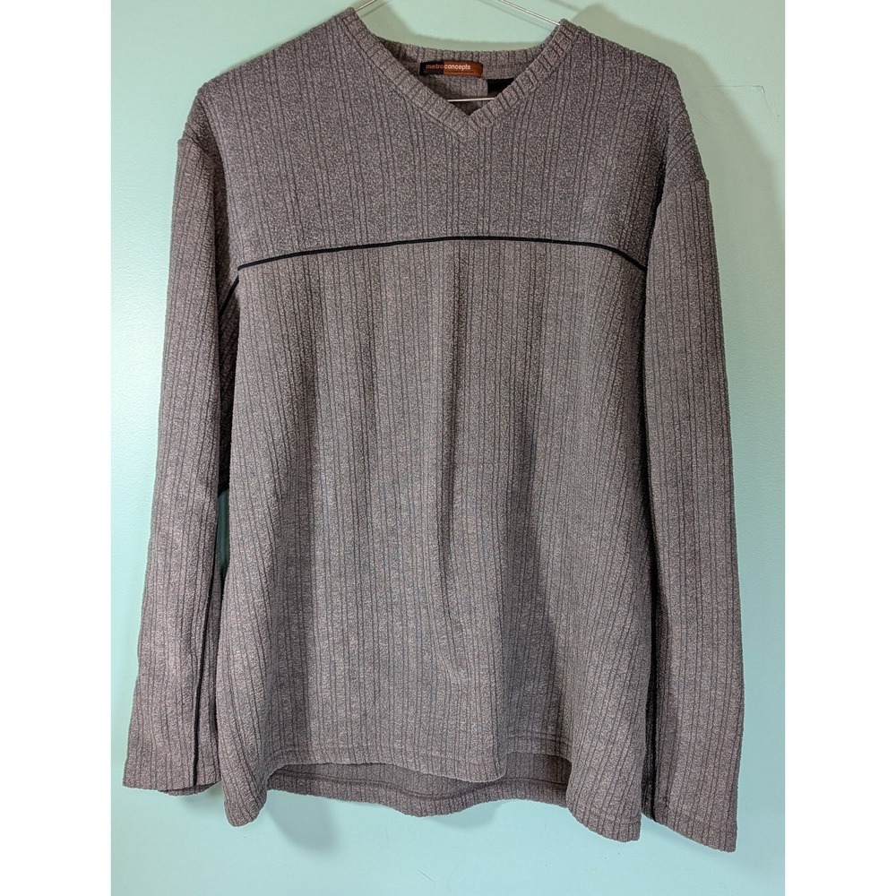 Men's Gray Sweater Size XL Metro Concepts